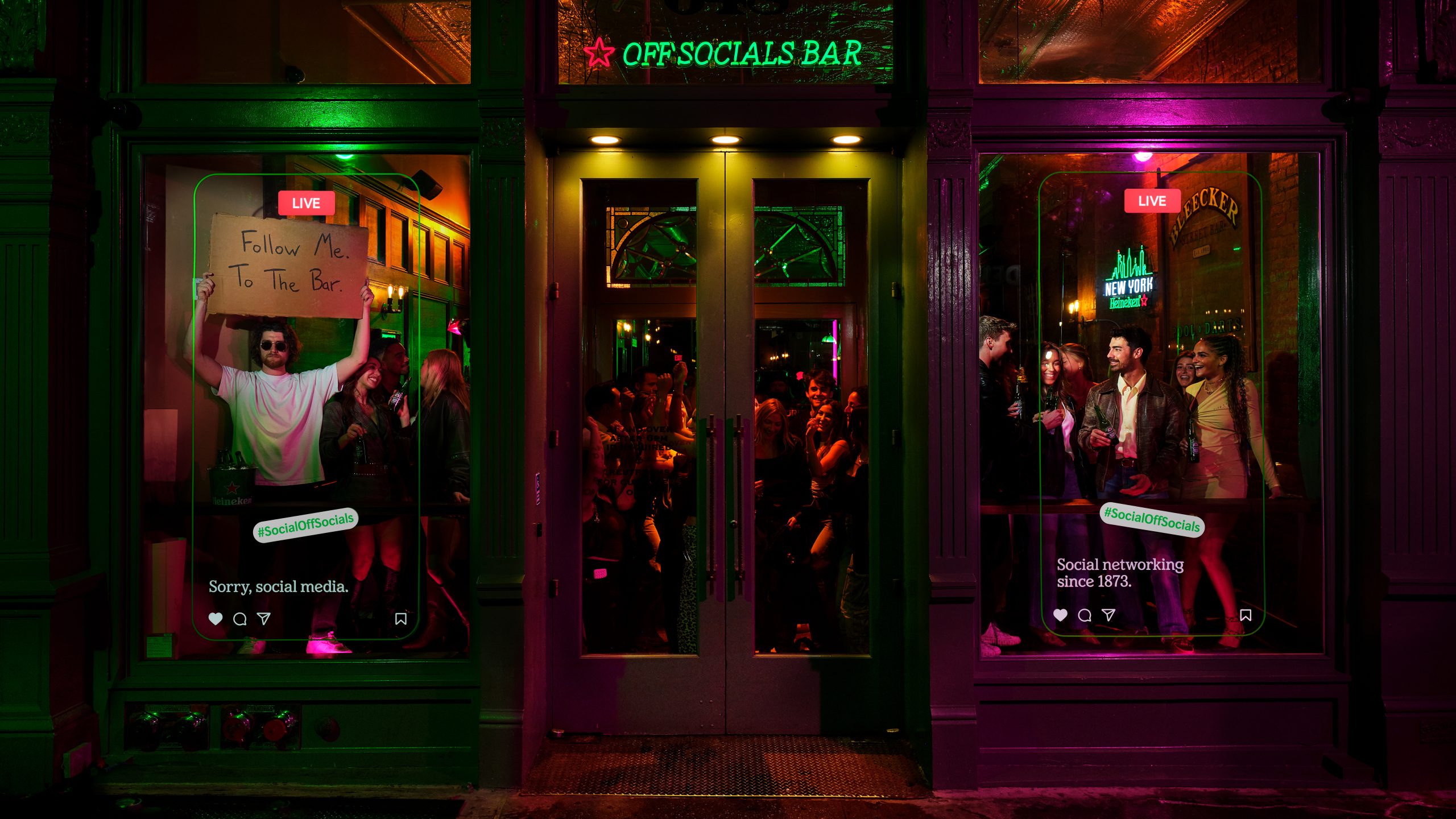 Heineken’s ‘Social Off Socials’ campaign encourages screen-free socialising